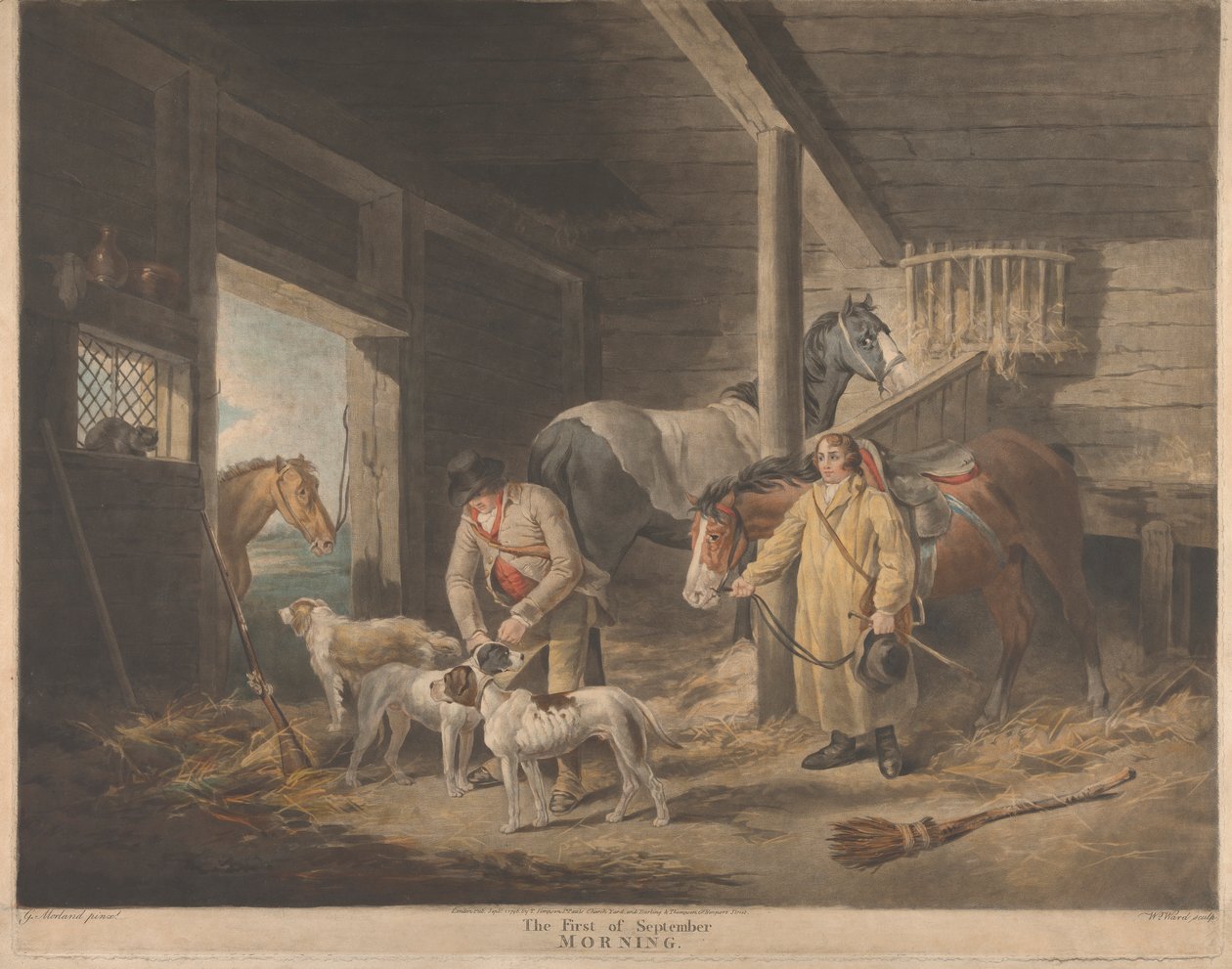 Szeptember elseje - reggel alkotó: George Morland