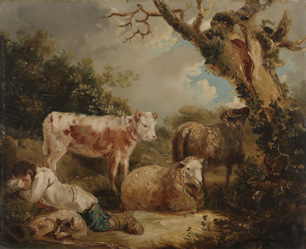 A Pásztor pihenője alkotó: George Morland