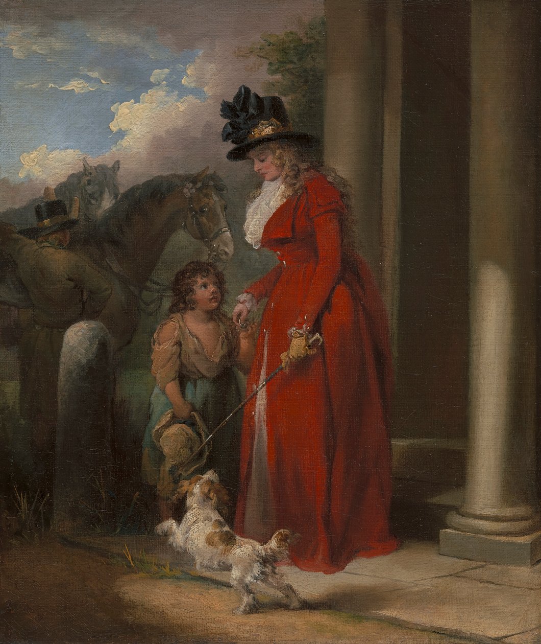 A Squire ajtaja alkotó: George Morland