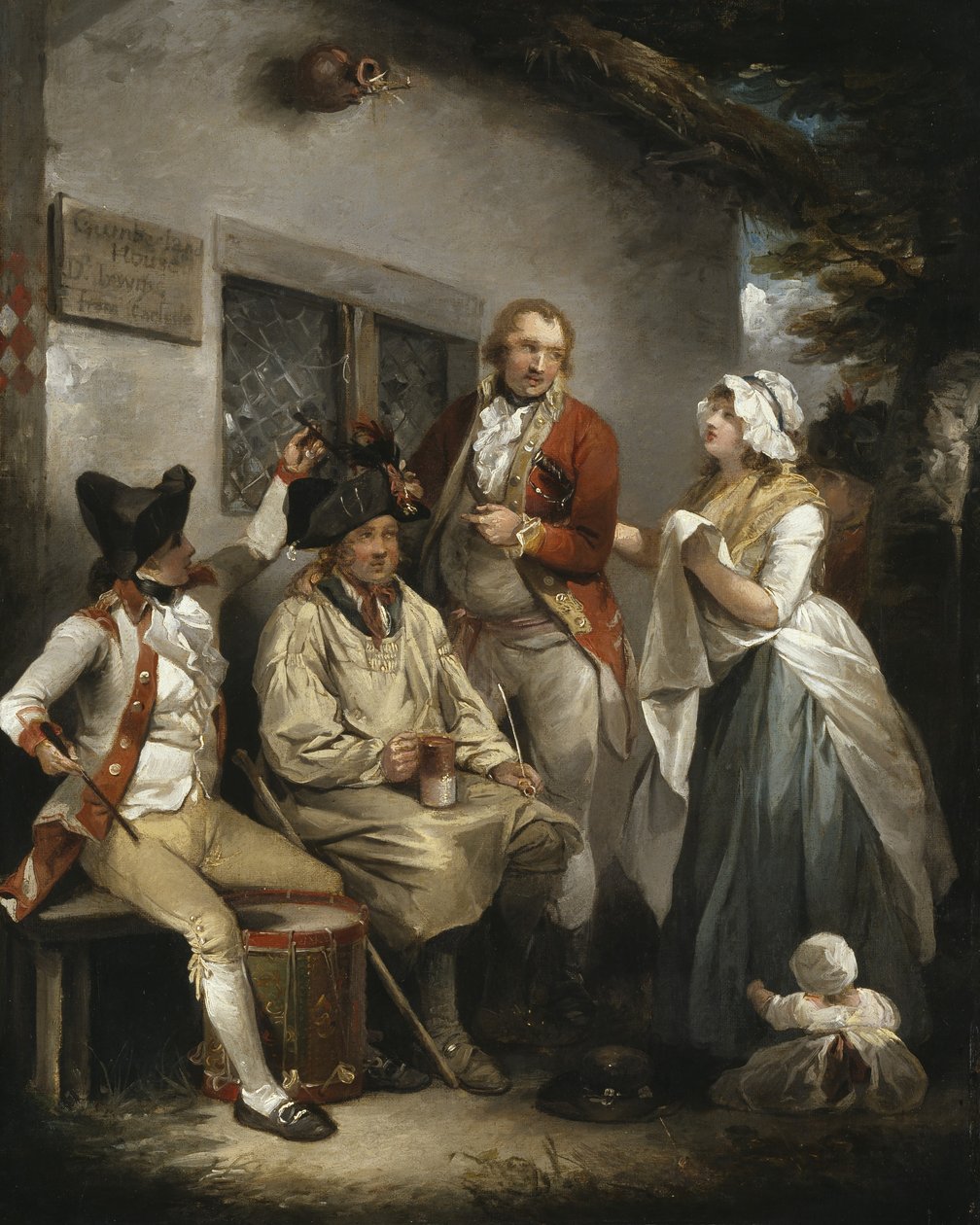 Trepanning a Recruit, 1790 körül alkotó: George Morland