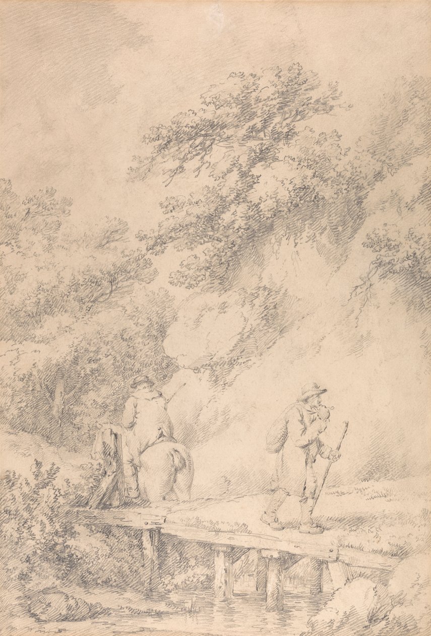 Két férfi egy országúton alkotó: George Morland