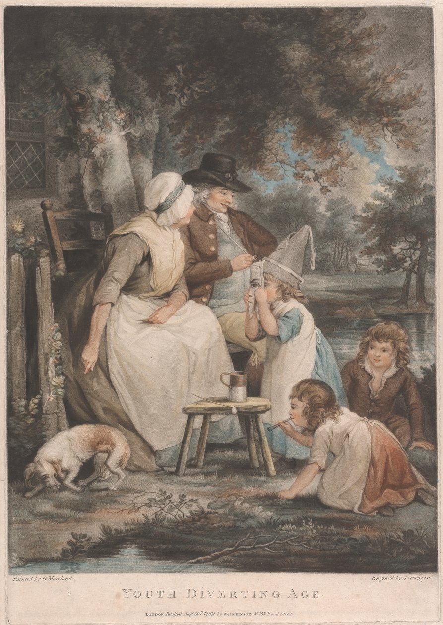 Youth Diverting Age alkotó: George Morland