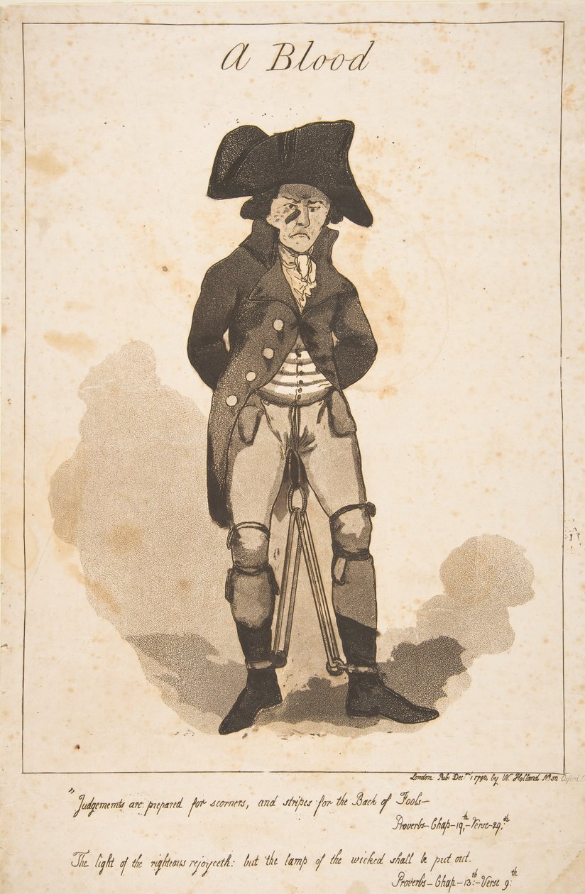 A Blood, 1790. december 1. alkotó: George Moutard Woodward