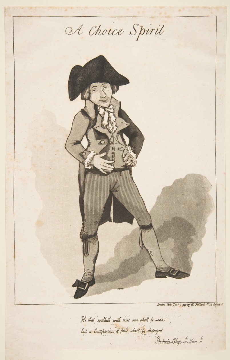 A Choice Spirit, 1790. december 1. alkotó: George Moutard Woodward