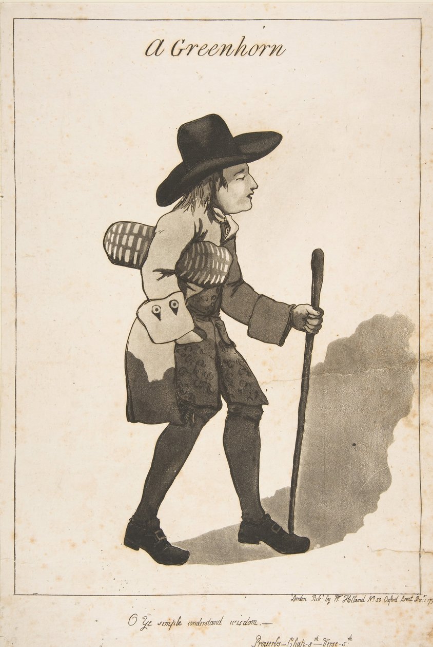 A Greenhorn, 1790. december 1. alkotó: George Moutard Woodward