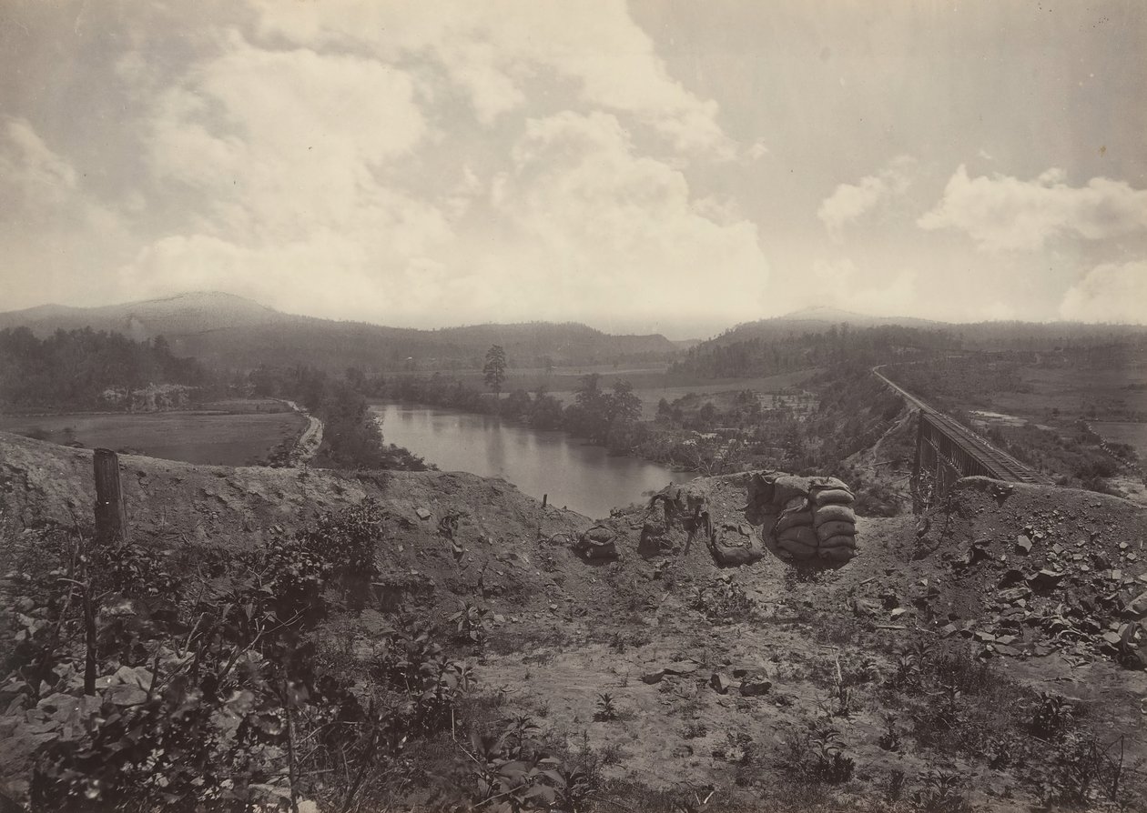 Allatoona az Etawah-ból, 1860-as évek. alkotó: George N. Barnard