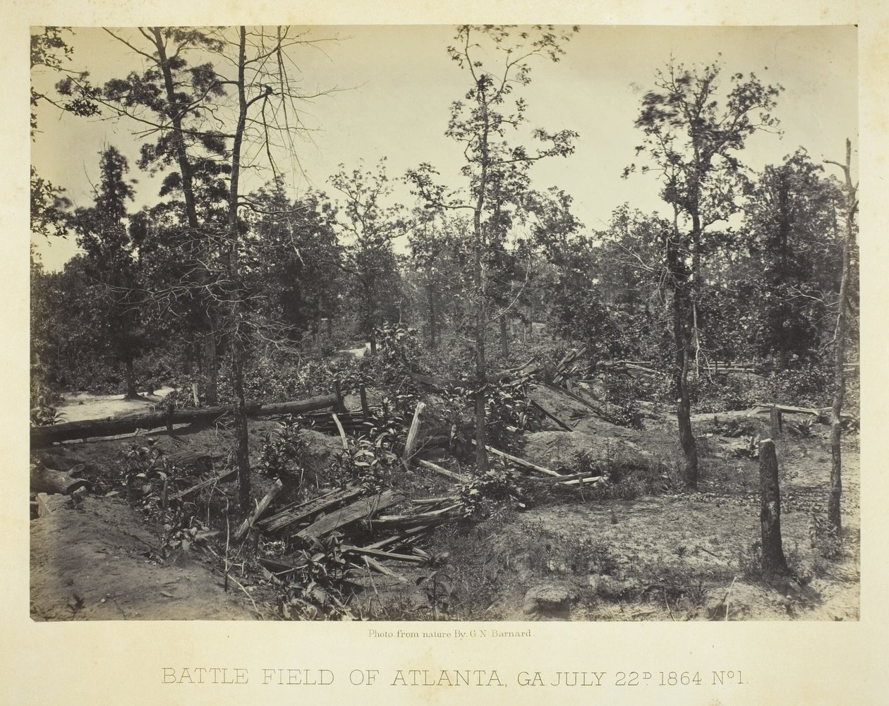 Atlanta-i csatatér, GA No. 1 alkotó: George N. Barnard