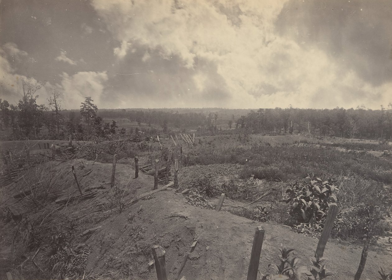 Battle Field of Atlanta, Georgia, 1864. július 22., 1860-as évek 2. szám. alkotó: George N. Barnard