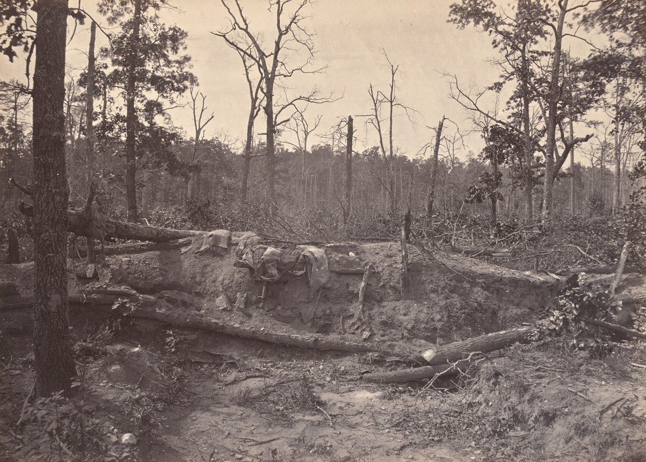 Battle Field of New Hope Church, GA, 1866. 2. szám. alkotó: George N. Barnard