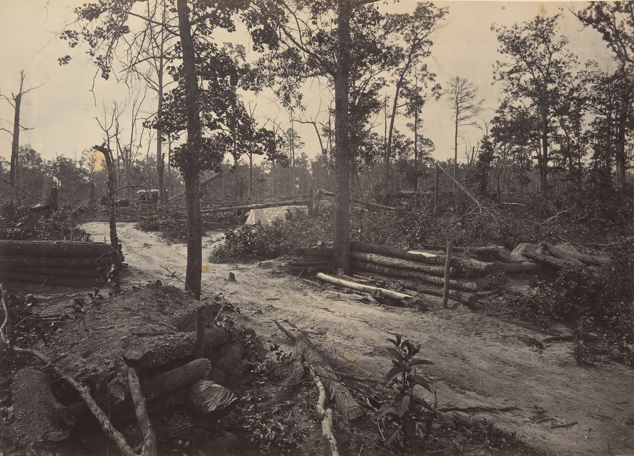Battle Field of New Hope Church, Georgia 1. szám, 1860-as évek. alkotó: George N. Barnard