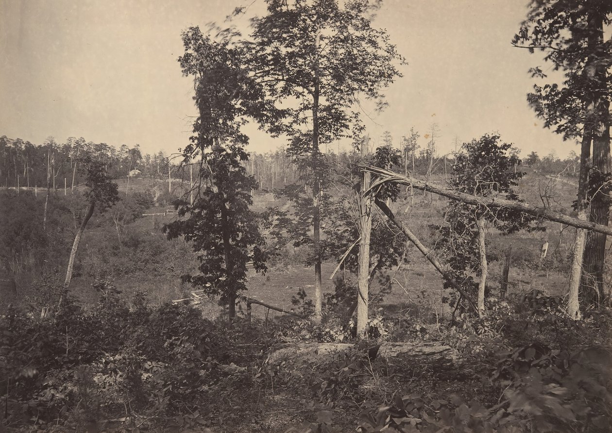 Resacca-i csatatér, Georgia 2. szám, 1860-as évek. alkotó: George N. Barnard