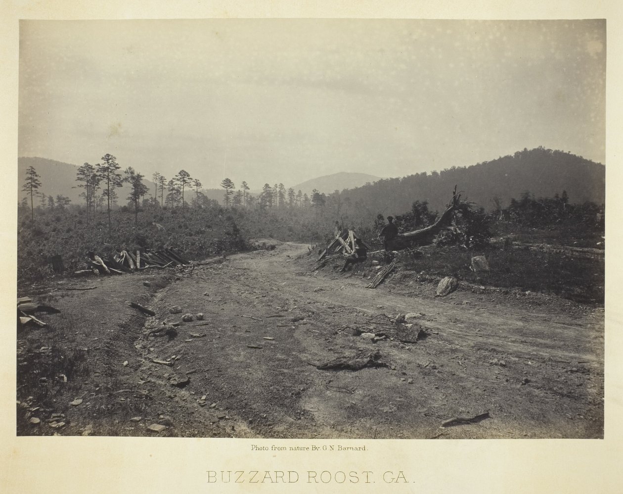 Buzzard Roost, GA alkotó: George N. Barnard