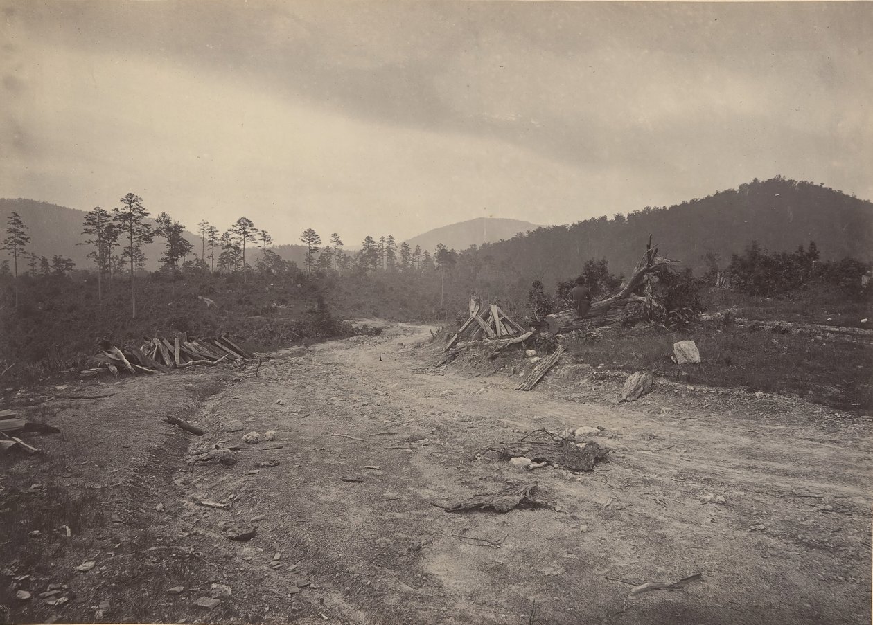 Buzzard Roost, Georgia, 1860-as évek. alkotó: George N. Barnard