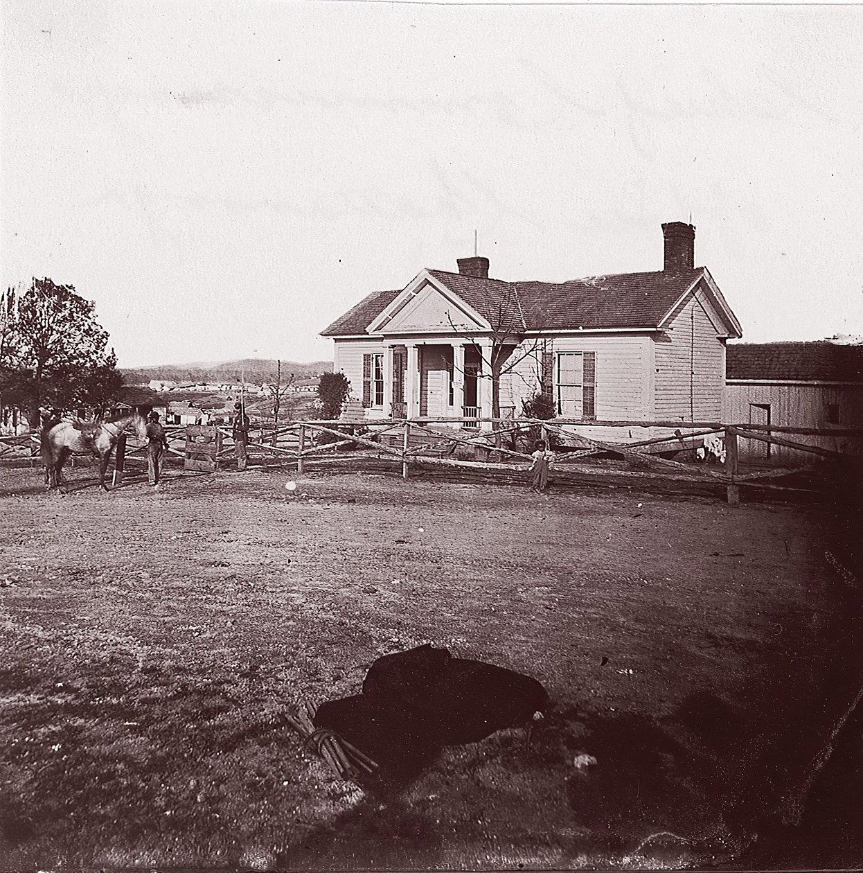 Főbiztosi Hivatal, Chattanooga, kb. 1864. alkotó: George N. Barnard