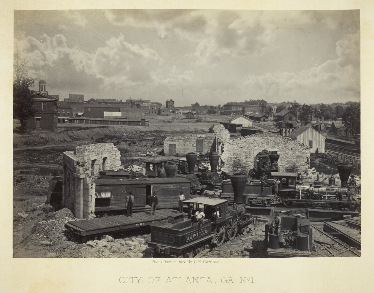 Atlanta városa, GA, 1. sz. alkotó: George N. Barnard
