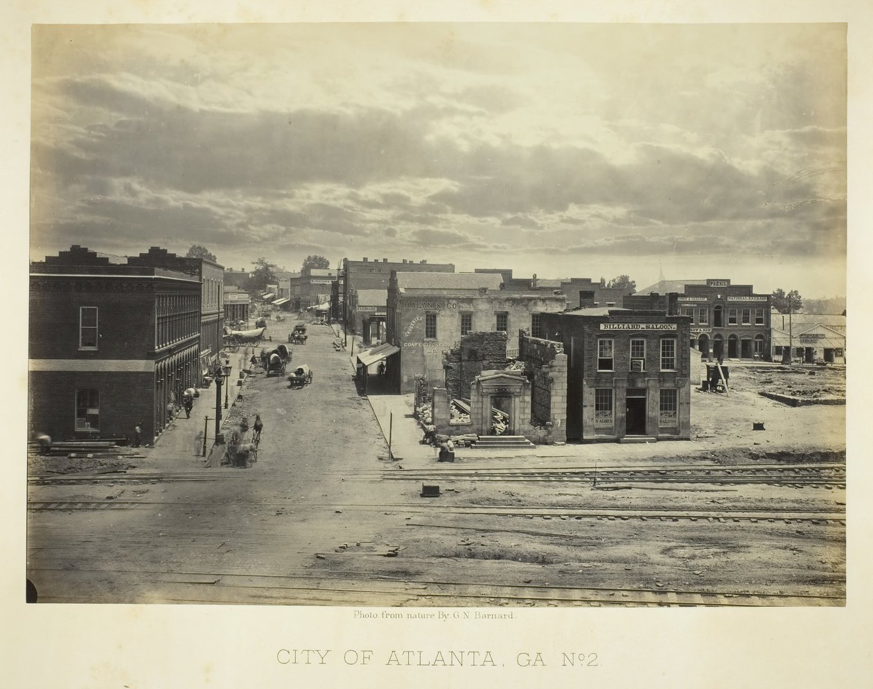 Atlanta városa, GA, 2. szám, 1866. alkotó: George N. Barnard