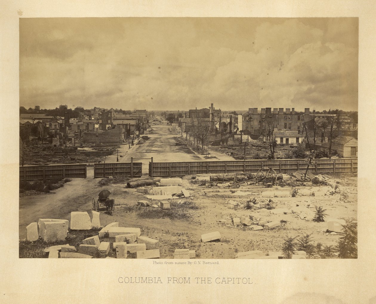 Columbia a Capitoliumból alkotó: George N. Barnard
