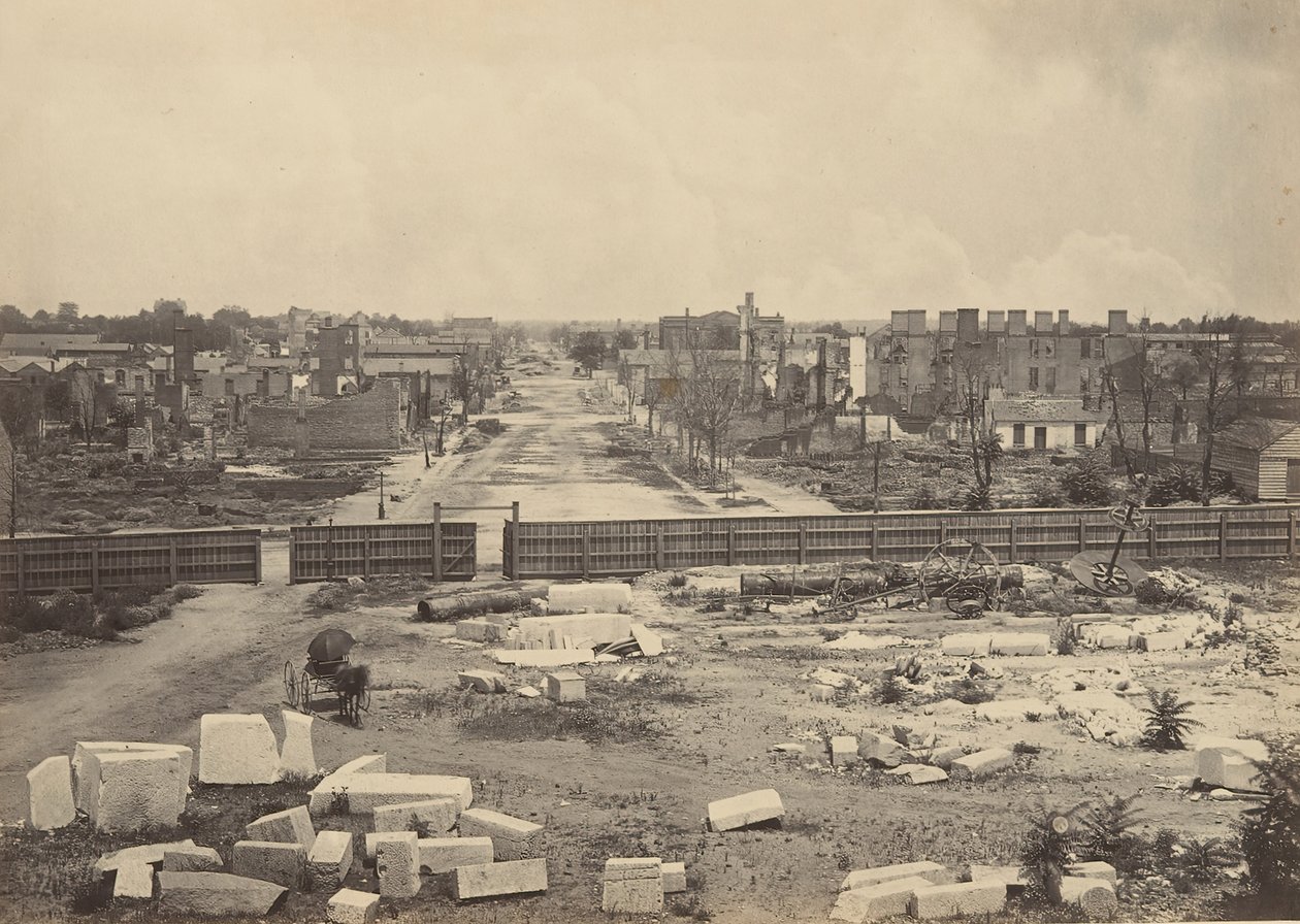 Columbia a Capitoliumból, 1860-as évek. alkotó: George N. Barnard