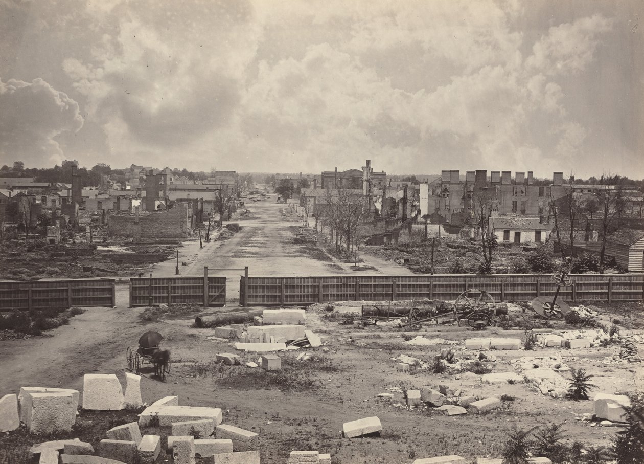 Columbia a Capitoliumból, 1865-1866. alkotó: George N. Barnard