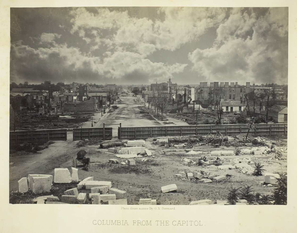Columbia a Capitoliumból, 1866. alkotó: George N. Barnard