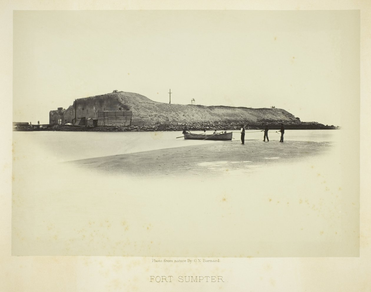 Fort Sumpter alkotó: George N. Barnard