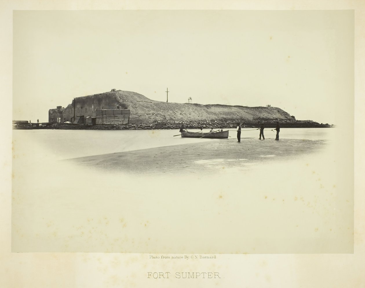 Fort Sumter, 186566. alkotó: George N. Barnard