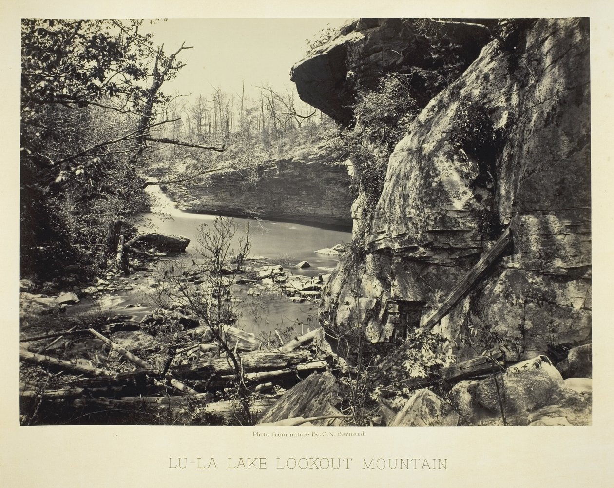 Lu-La Lake kilátóhegy alkotó: George N. Barnard