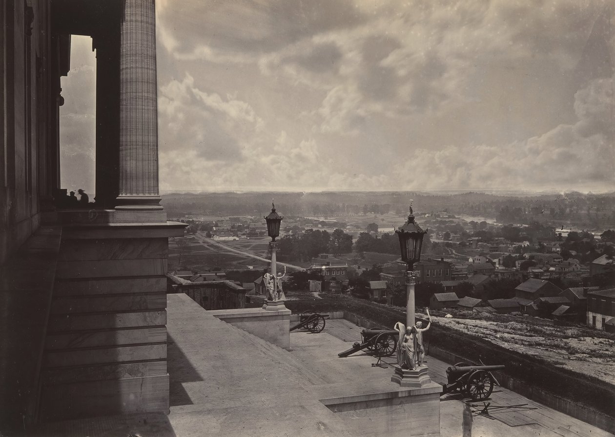 Nashville a Capitoliumból, 1860-as évek. alkotó: George N. Barnard