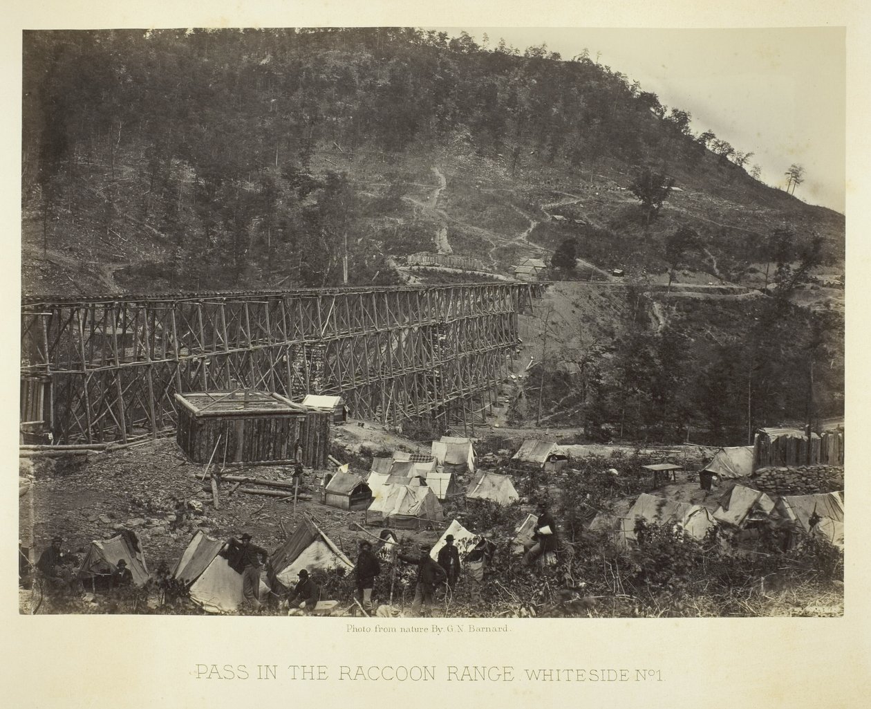 Pass in the Raccoon Range, Whiteside No. 1. alkotó: George N. Barnard