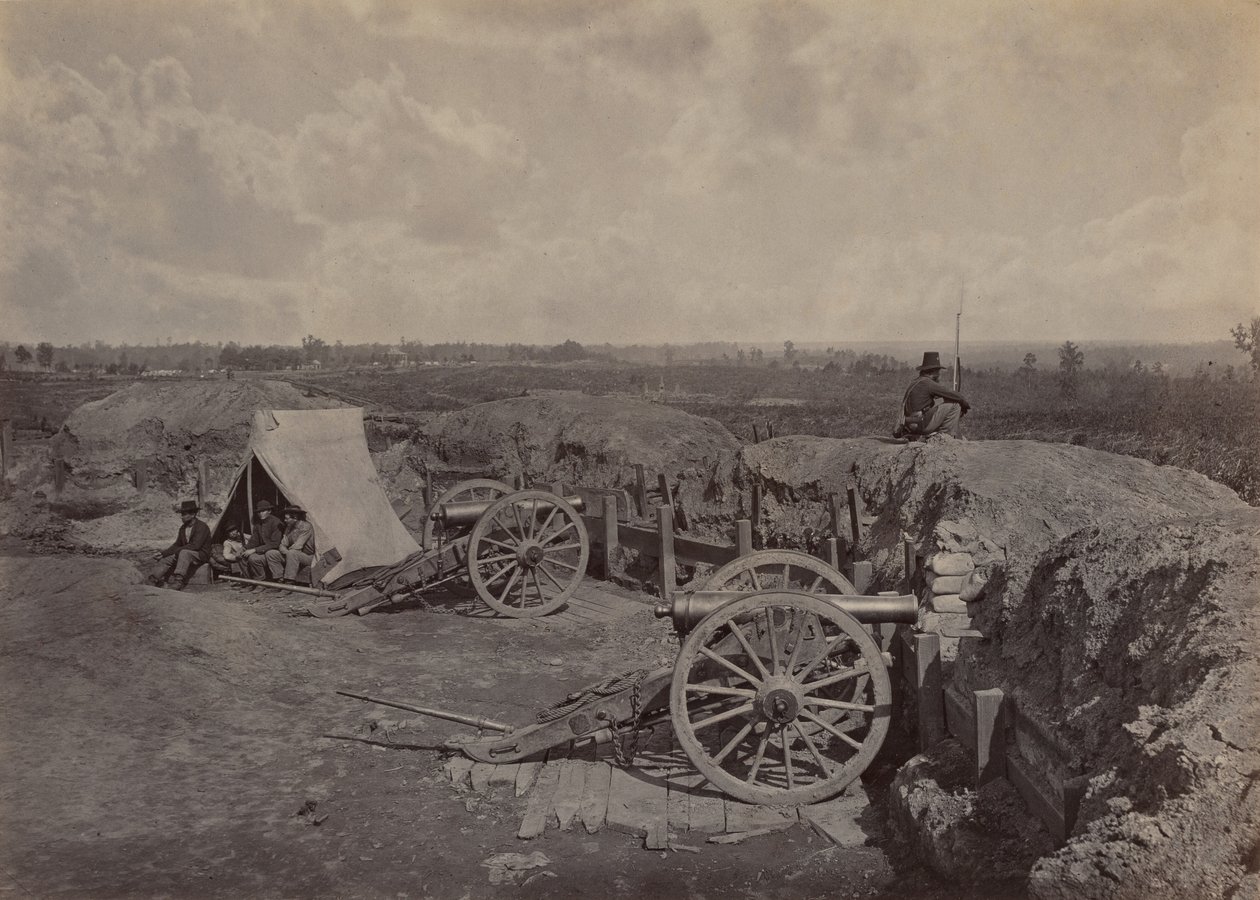 Rebel Works in Front of Atlanta, GA, No. 4 alkotó: George N. Barnard