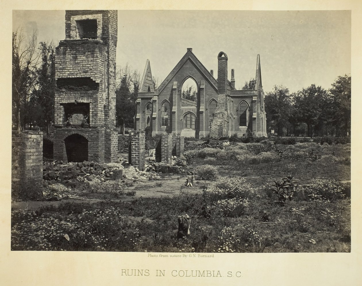 Romok Columbiában, S.C., 1865. alkotó: George N. Barnard