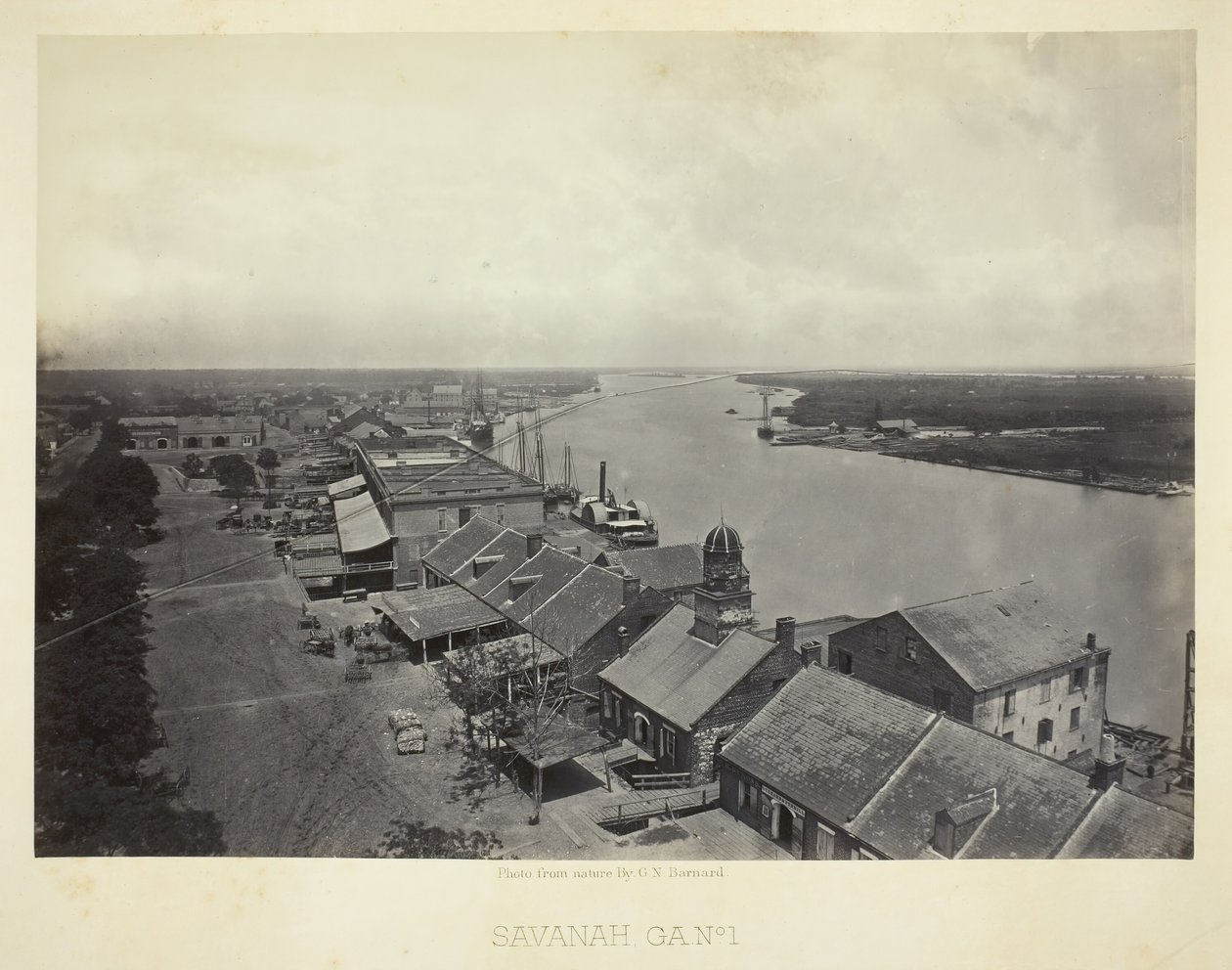 Savannah, GA, 1. szám, 1866. alkotó: George N. Barnard