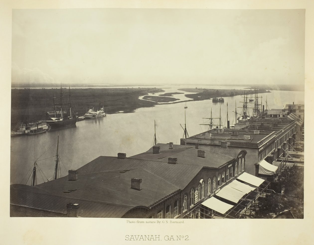 Savannah, GA, 2. szám, 1866. alkotó: George N. Barnard