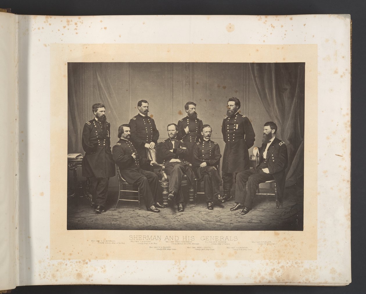 Sherman és tábornokai alkotó: George N. Barnard