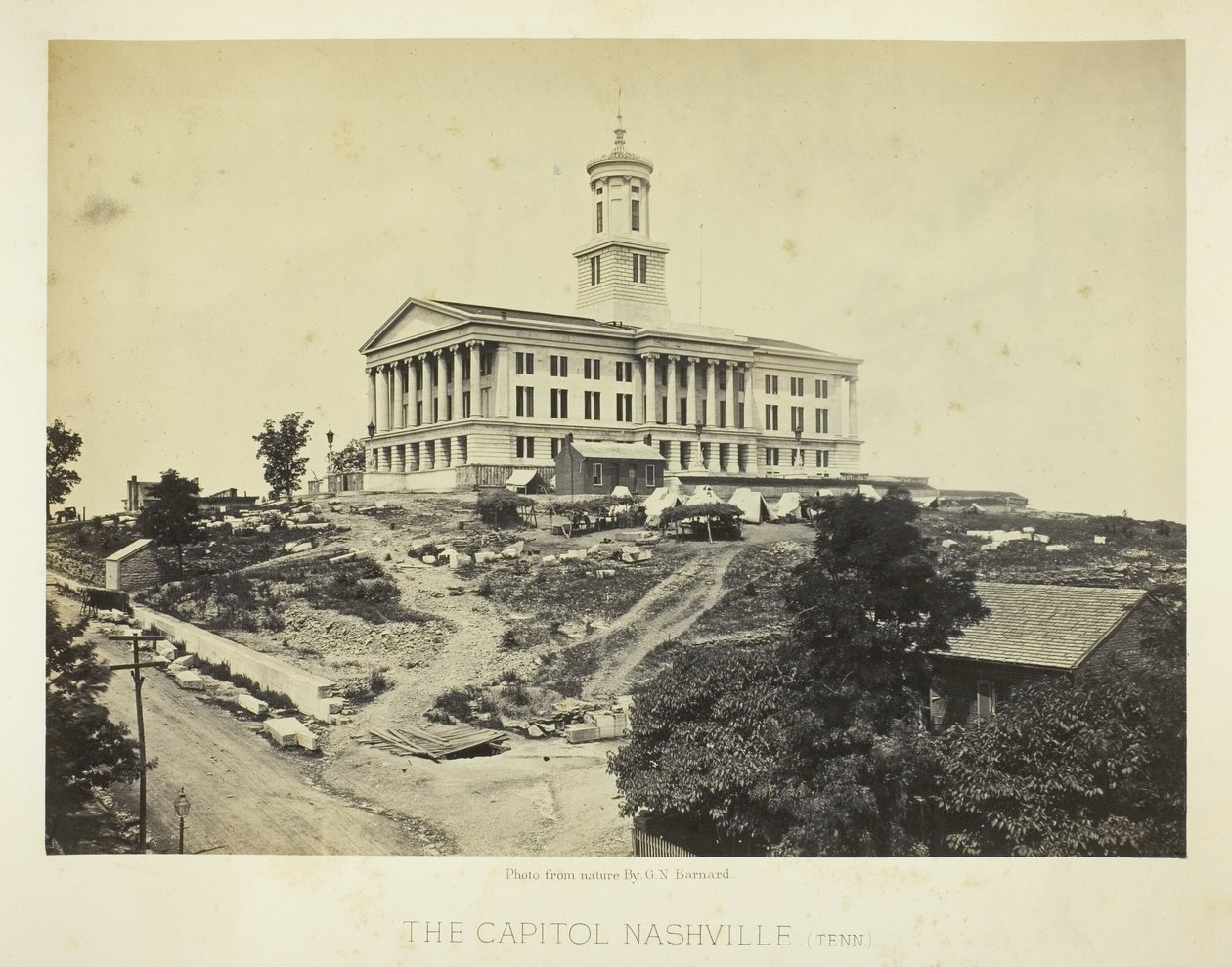 The Capitol, Nashville, Tennessee alkotó: George N. Barnard