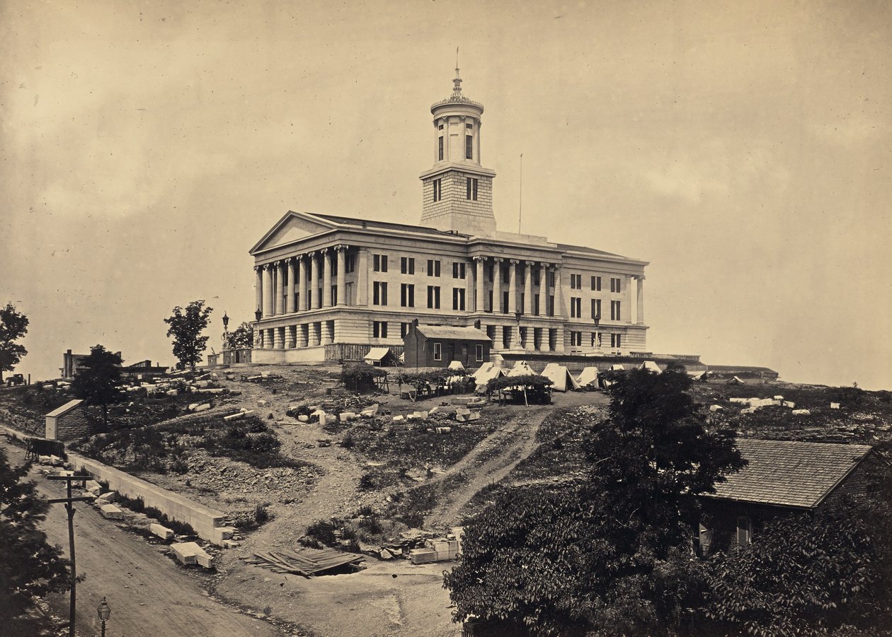 A Capitol, Nashville, Tennessee alkotó: George N. Barnard