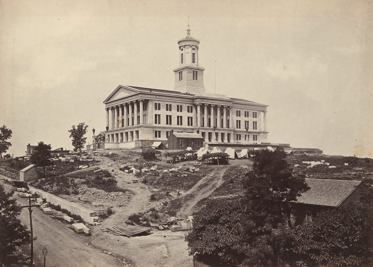 A Capitolium, Nashville, Tennessee, 1860-as évek. alkotó: George N. Barnard