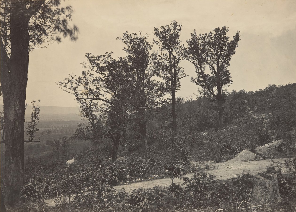The Crest of Mission Ridge, 1860-as évek. alkotó: George N. Barnard
