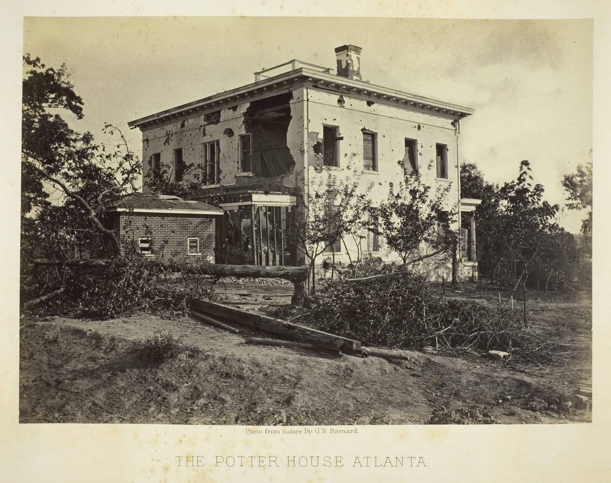 The Potter House Atlanta alkotó: George N. Barnard