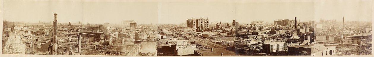 Cím nélkül (Chicago a chicagói tűzvész után) alkotó: George N. Barnard