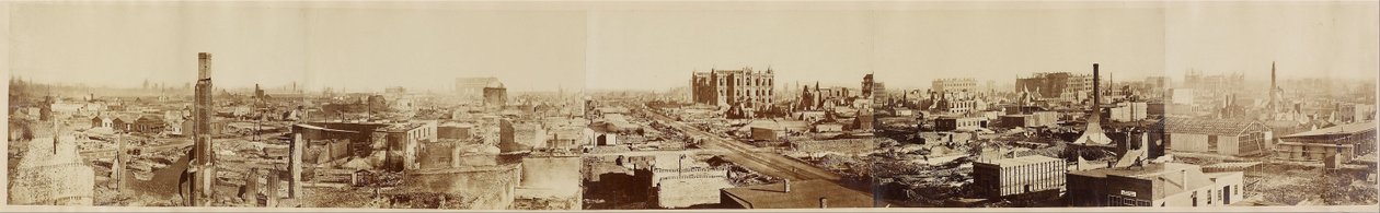 Cím nélkül (Chicago a chicagói tűzvész után) alkotó: George N. Barnard