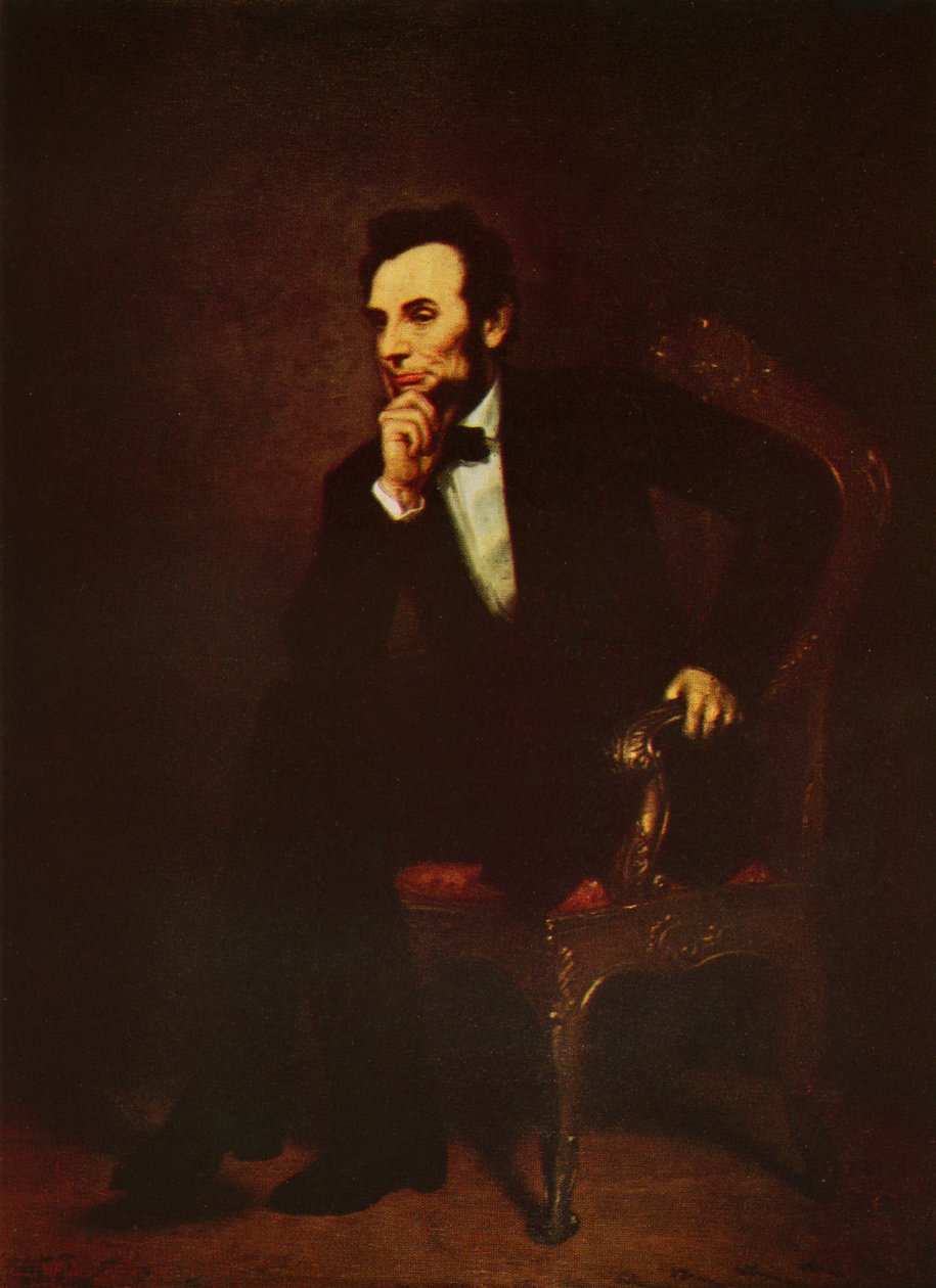 Abraham Lincoln – George Peter Alexander Healy alkotó: George Peter Alexander Healy