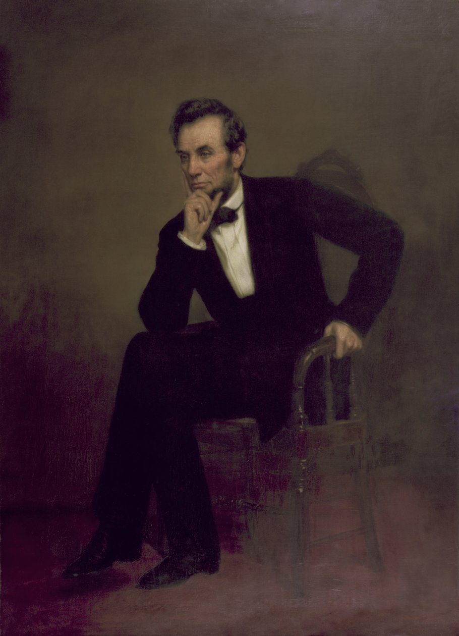Abraham Lincoln, 1868 körül alkotó: George Peter Alexander Healy