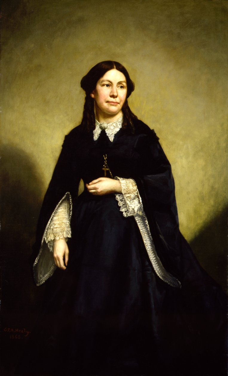 Mrs. William Tecumseh Sherman, 1868. alkotó: George Peter Alexander Healy