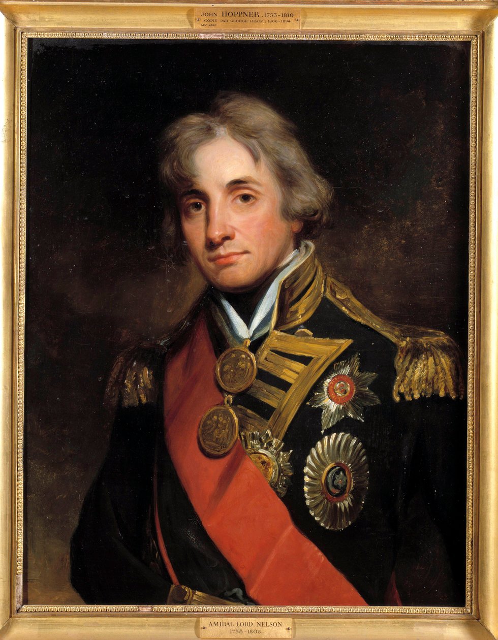 Horatio vikomt Nelson Bronte hercege (1758-1805) portréja Georges Healy altengernagy festménye (1808-1894) 19. század. Mérete 0,73 x 0,57 m alkotó: George Peter Alexander Healy