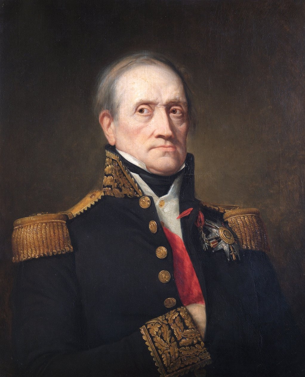 Nicolas Jean de Dieu Soult marsall, Dalmácia hercege, francia katona portréja, 1840 alkotó: George Peter Alexander Healy