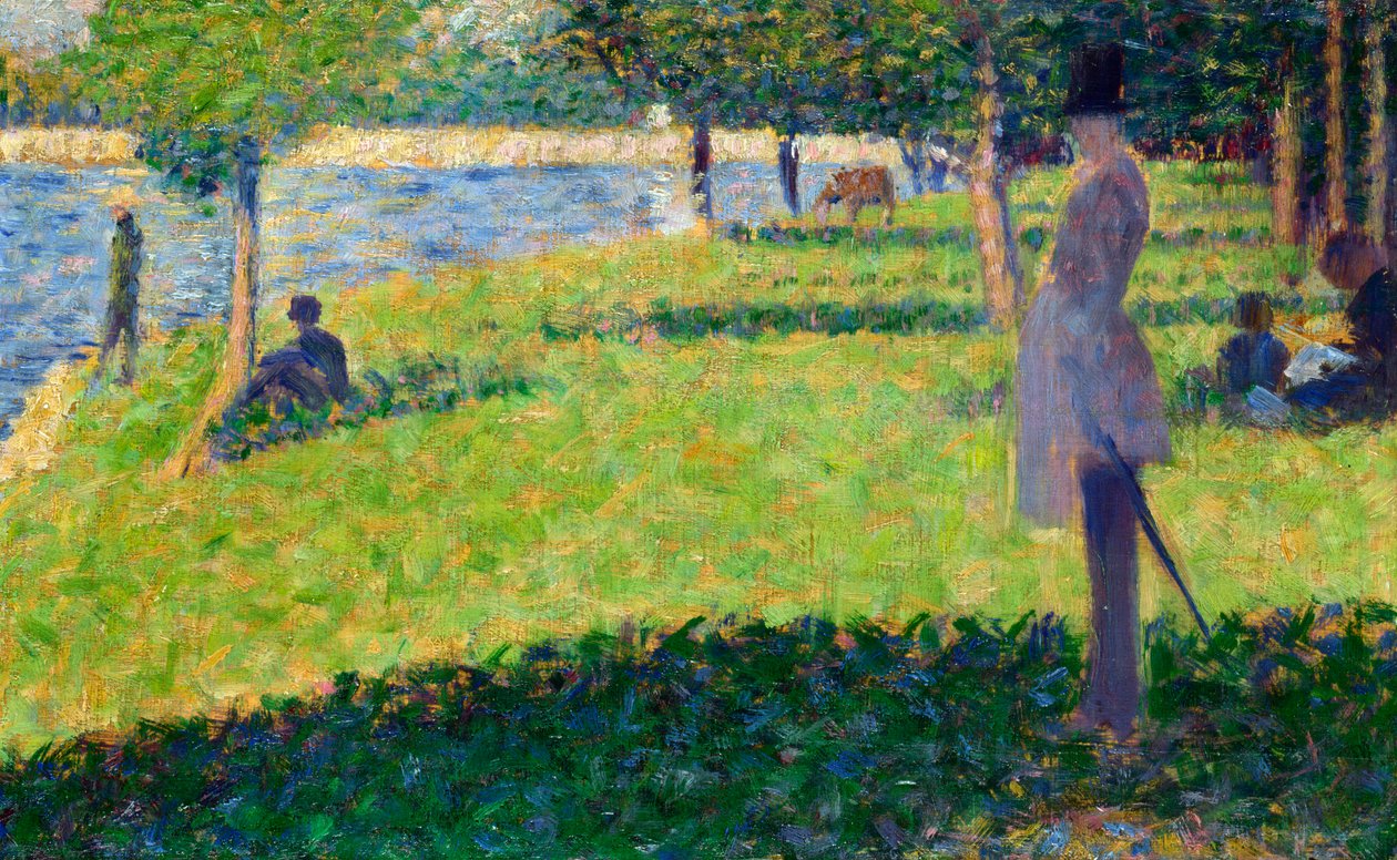 Tanulmány a La Grande Jatte számára, 1884-1885 alkotó: George Pierre Seurat