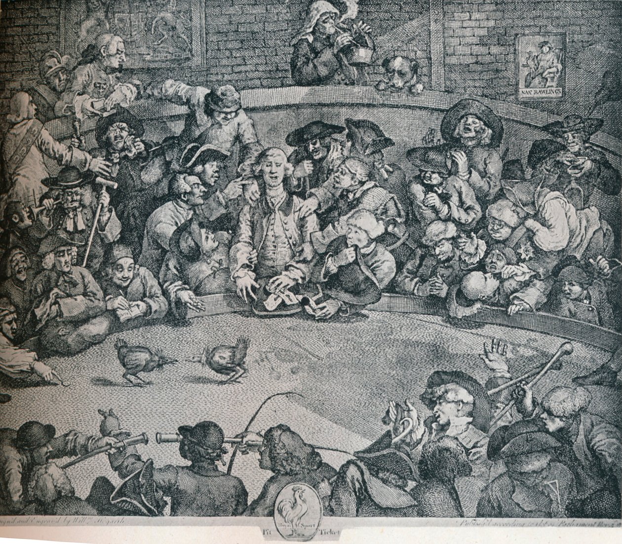 The Cock Pit, 1840, 1917 alkotó: George Presbury