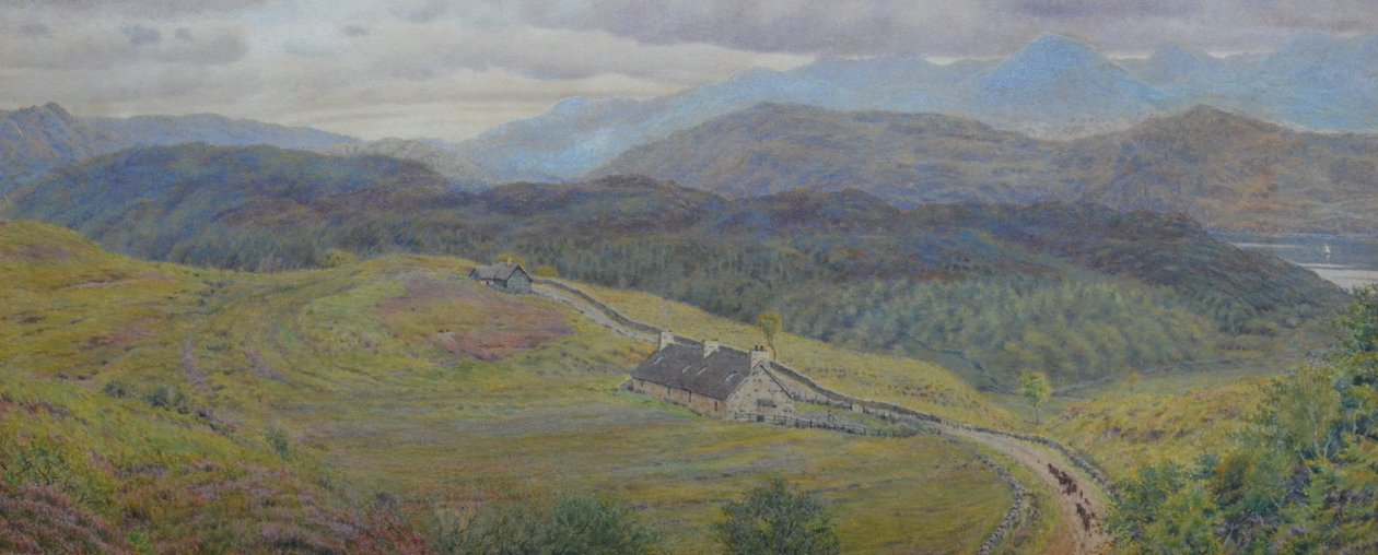 At Arisaig – Invernessshire partvidéke, 1866 körül (akvarell) alkotó: George Price Boyce