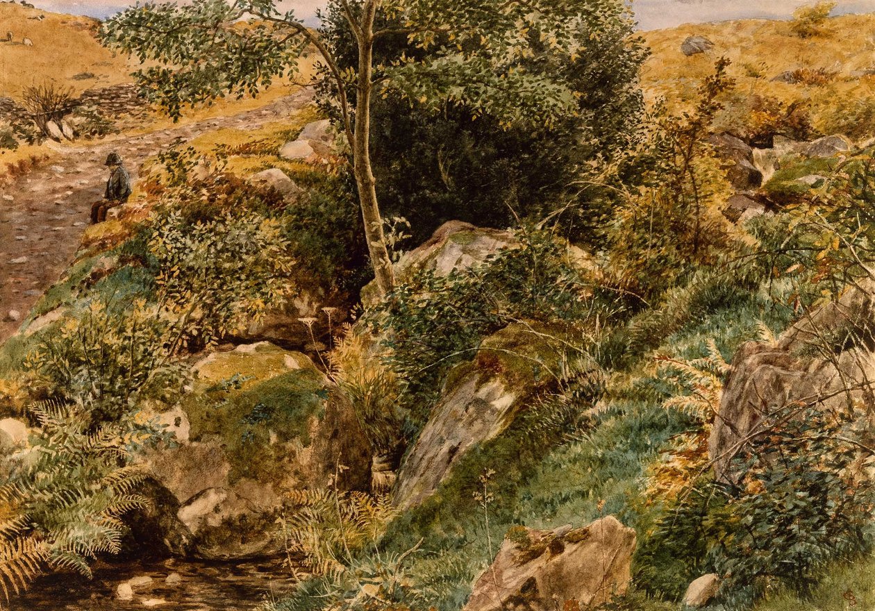 Ősz a walesi dombokon George Price Boyce, RWS által alkotó: George Price Boyce